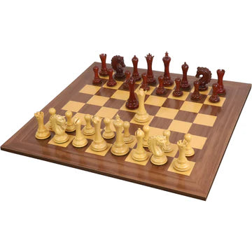 4.6" Avant Garde Luxury Staunton Chess Set - Chess Pieces Only-Ebony Wood- Triple Weight