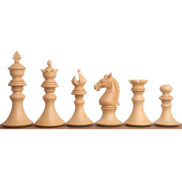 4.3" Aristocrat Series Luxury Staunton Chess Set- Chess Pieces Only - Ebony Wood & Boxwood