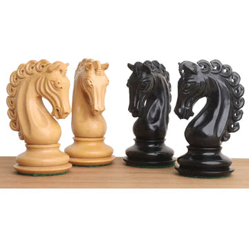 4.6" Avant Garde Luxury Staunton Chess Set - Chess Pieces Only - Bud Rosewood & Boxwood