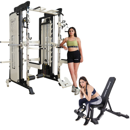 Functional Trainer with Smith Machine FTS-701 Lx with Pec Fly With Adjustable Bench Combo