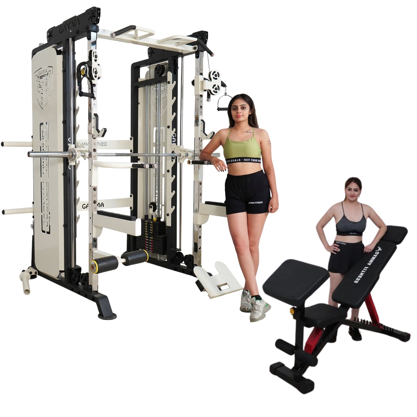 Functional Trainer with Smith Machine FTS-701 Lx with Pec Fly With Adjustable Bench Combo