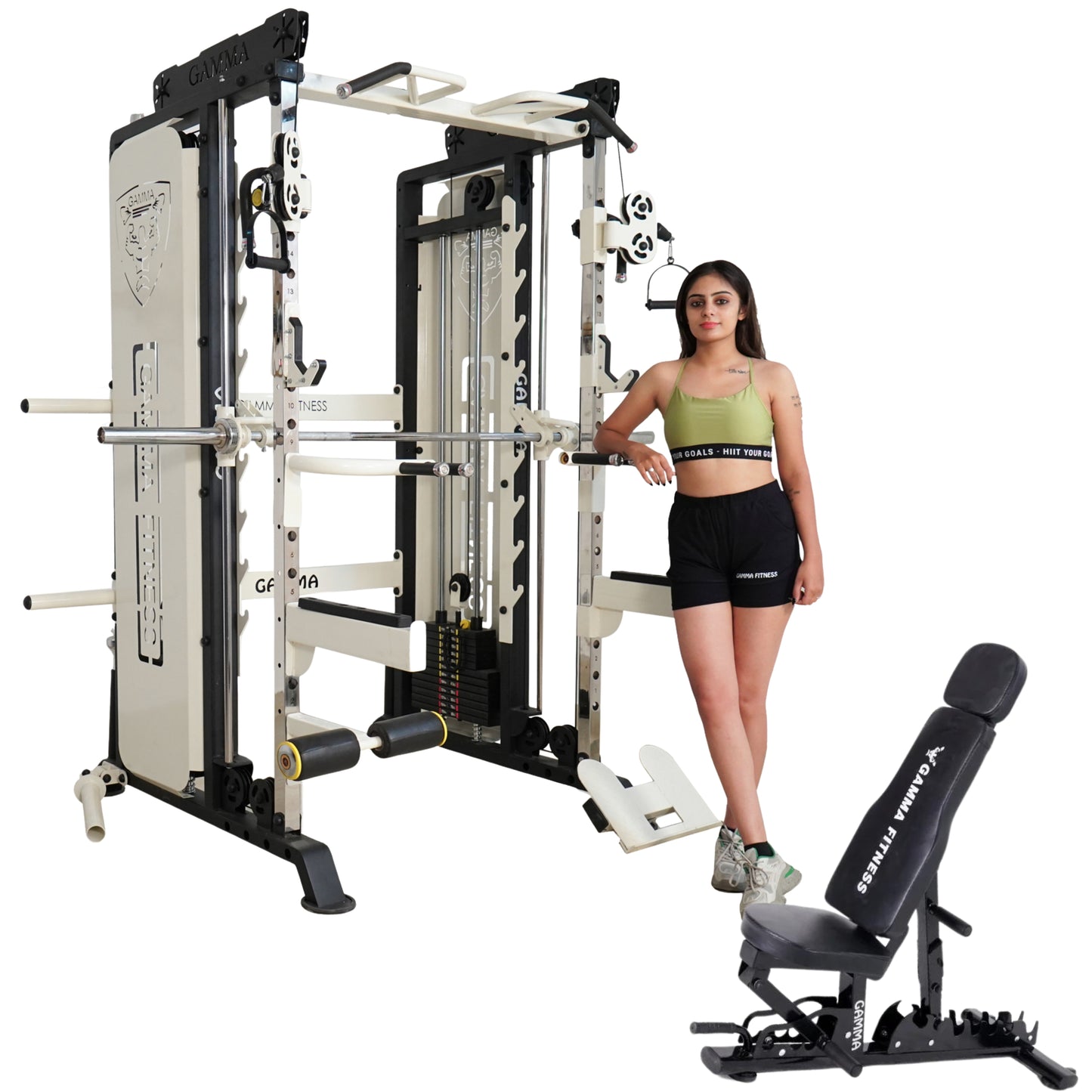 Functional Trainer with Smith Machine FTS-701 Lx with Pec Fly With Adjustable Bench Combo