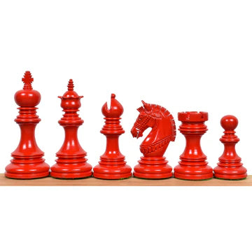 4.1" Stallion Staunton Luxury Chess Set - Chess Pieces Only - Triple Weighted Ebony Wood