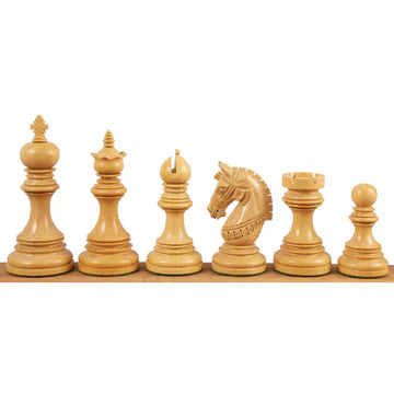 4.1" Stallion Staunton Luxury Chess Set - Chess Pieces Only - Triple Weighted Ebony Wood