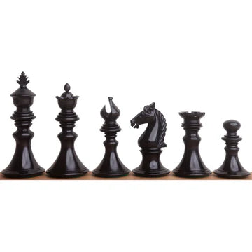 4.3" Aristocrat Series Luxury Staunton Chess Set- Chess Pieces Only - Ebony Wood & Boxwood