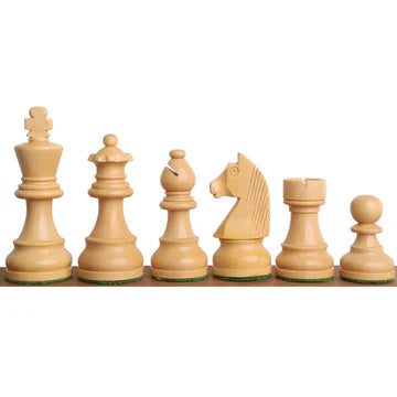 3.3" Tournament Staunton Chess Set - Chess Pieces Only - Golden Rosewood - Compact size