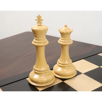 6.1" Mammoth Luxury Staunton Chess Set - Chess Pieces Only - Bud Rosewood -Triple Weight