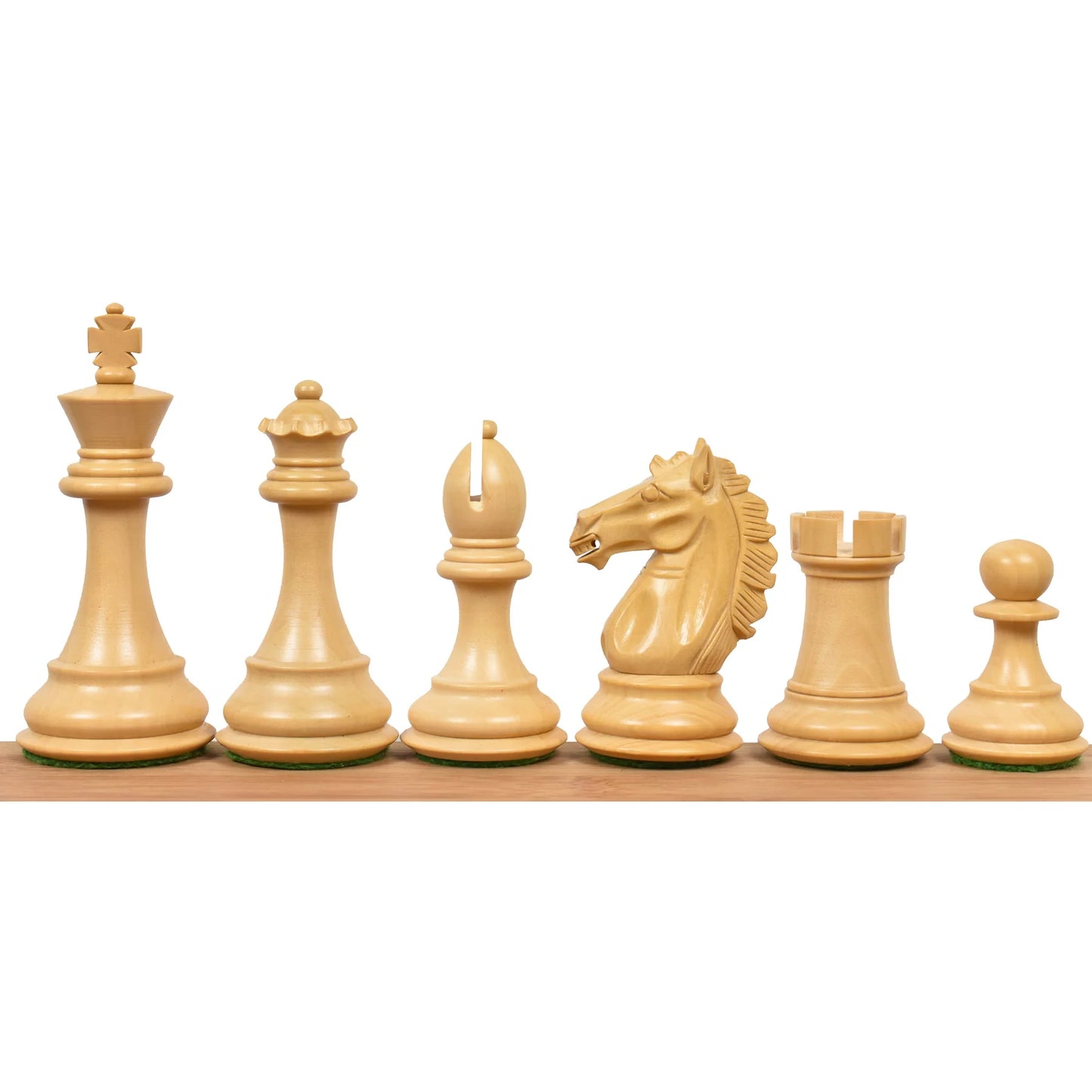 Exclusive Alban Staunton Weighted Chess Set - Chess Pieces Only - Bud Rose Wood- 4 Queens