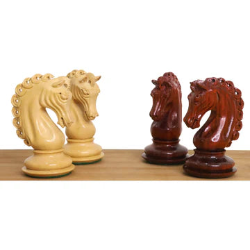 4.6" Avant Garde Luxury Staunton Chess Set - Chess Pieces Only-Ebony Wood- Triple Weight