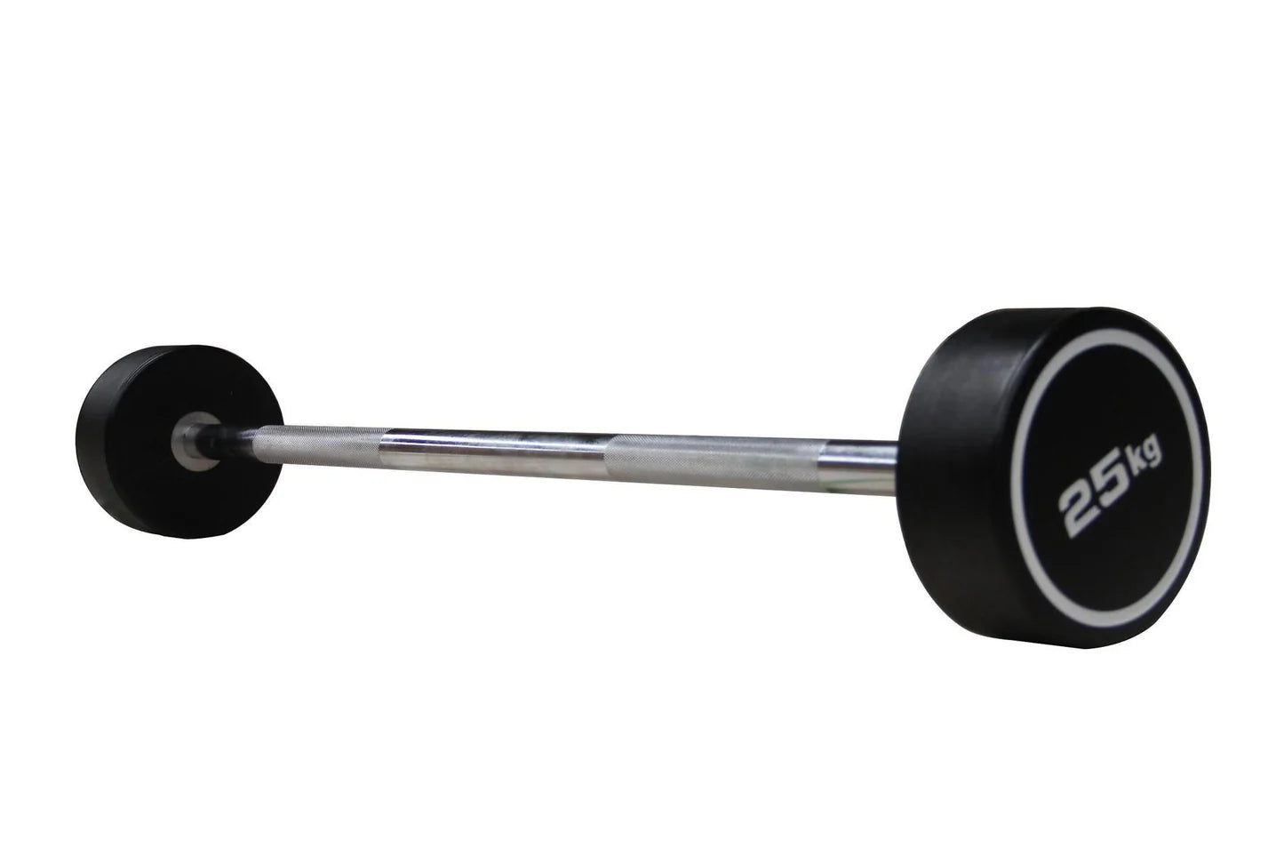 Gamma Fitness Straight Barbell Rod With Fixed Weight