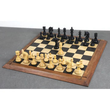 3.8" Imperial Staunton Luxury Chess Set - Chess Pieces Only - Weighted Rosewood