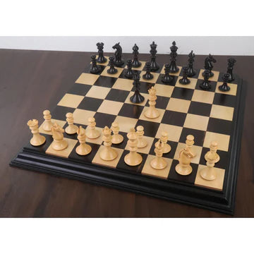 4.3" Aristocrat Series Luxury Staunton Chess Set- Chess Pieces Only - Ebony Wood & Boxwood