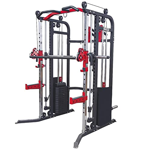 Functional Trainer with Smith Machine FTS-301 with Adjustable Bench Combo