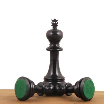 4.6" Prestige Luxury Staunton Chess Set - Chess Pieces Only - Bud Rosewood - Triple Weighted