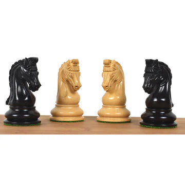 Repro 2016 Sinquefield Staunton Chess Set - Chess Pieces Only -Ebony Wood- Triple Weight