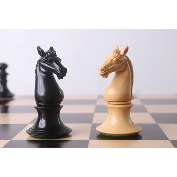 4.3" Aristocrat Series Luxury Staunton Chess Set- Chess Pieces Only - Ebony Wood & Boxwood