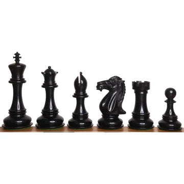 6.1" Mammoth Luxury Staunton Chess Set - Chess Pieces Only - Bud Rosewood -Triple Weight