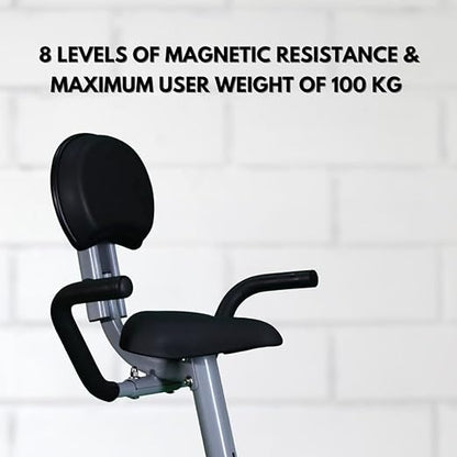 GAMMA FITNESS Upright Bike- UB-510 | Upright Bike for Home & Commercial | Upright exercise bike | Magnetic-Resistance Upright Exercise Bike For Home Use Workout|