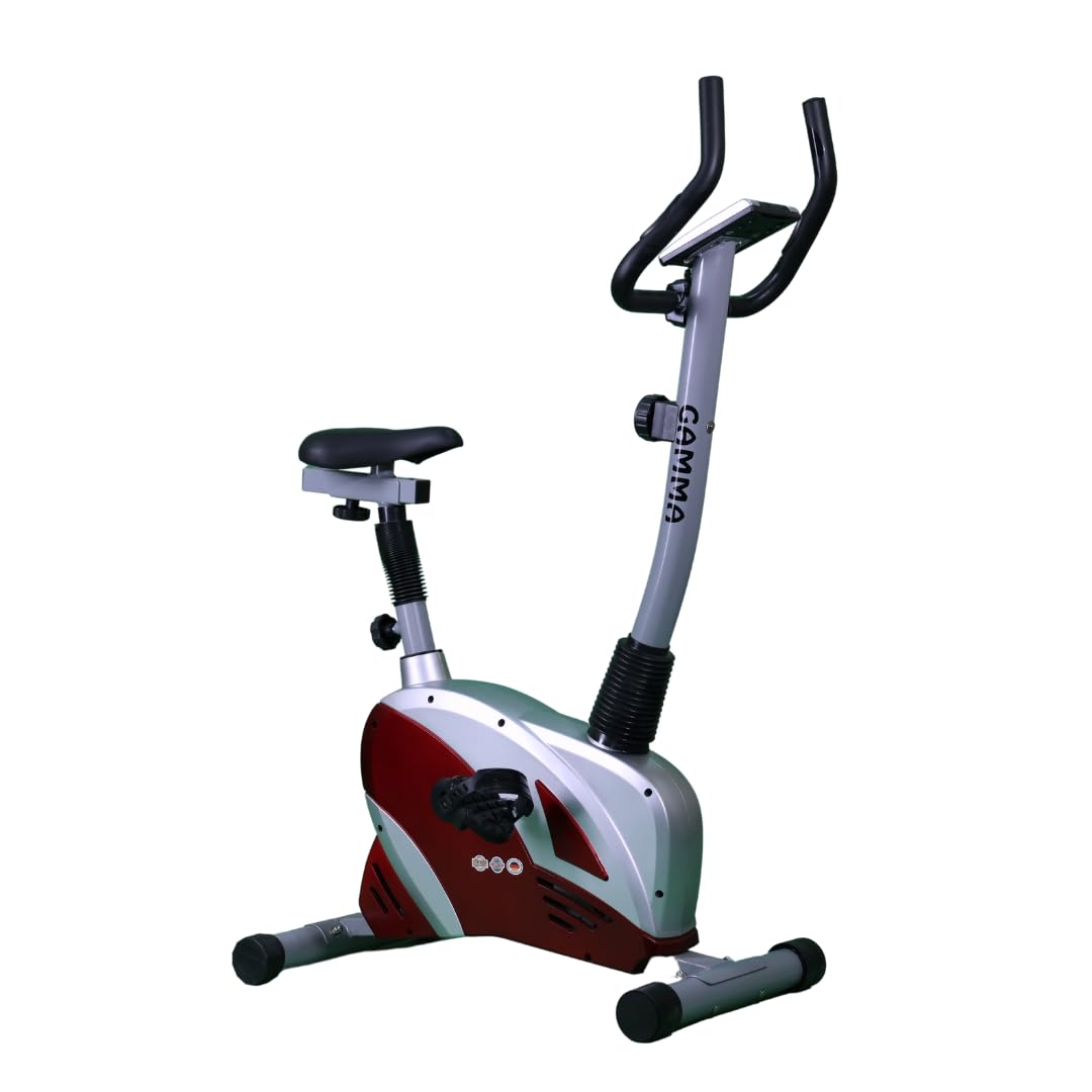 GAMMA FITNESS Upright Bike UB-460 | For Home Gym Purpose | Germany Designed Exercise Cycle | User Weight Capacity : 120 Kg