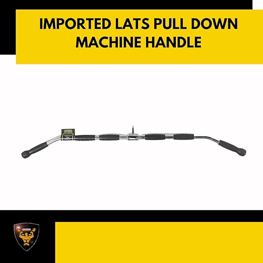 Gamma Fitness Imported Lats Pull Down Machine Handle | Cable Machine Attachment | for Commercial Gym and Home Gym GH-04