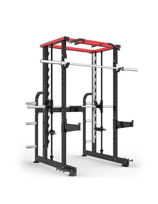 Gamma Fitness Power Squat Rack with Smith Machine PRS-201 Luxury - Deccan Series for Commercial or Home Gym Workout