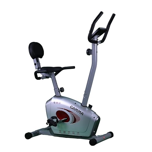 GAMMA FITNESS Upright Bike UB-500| Bike For Home Gym& Commercial Gym| Adjustable Upright Bike|