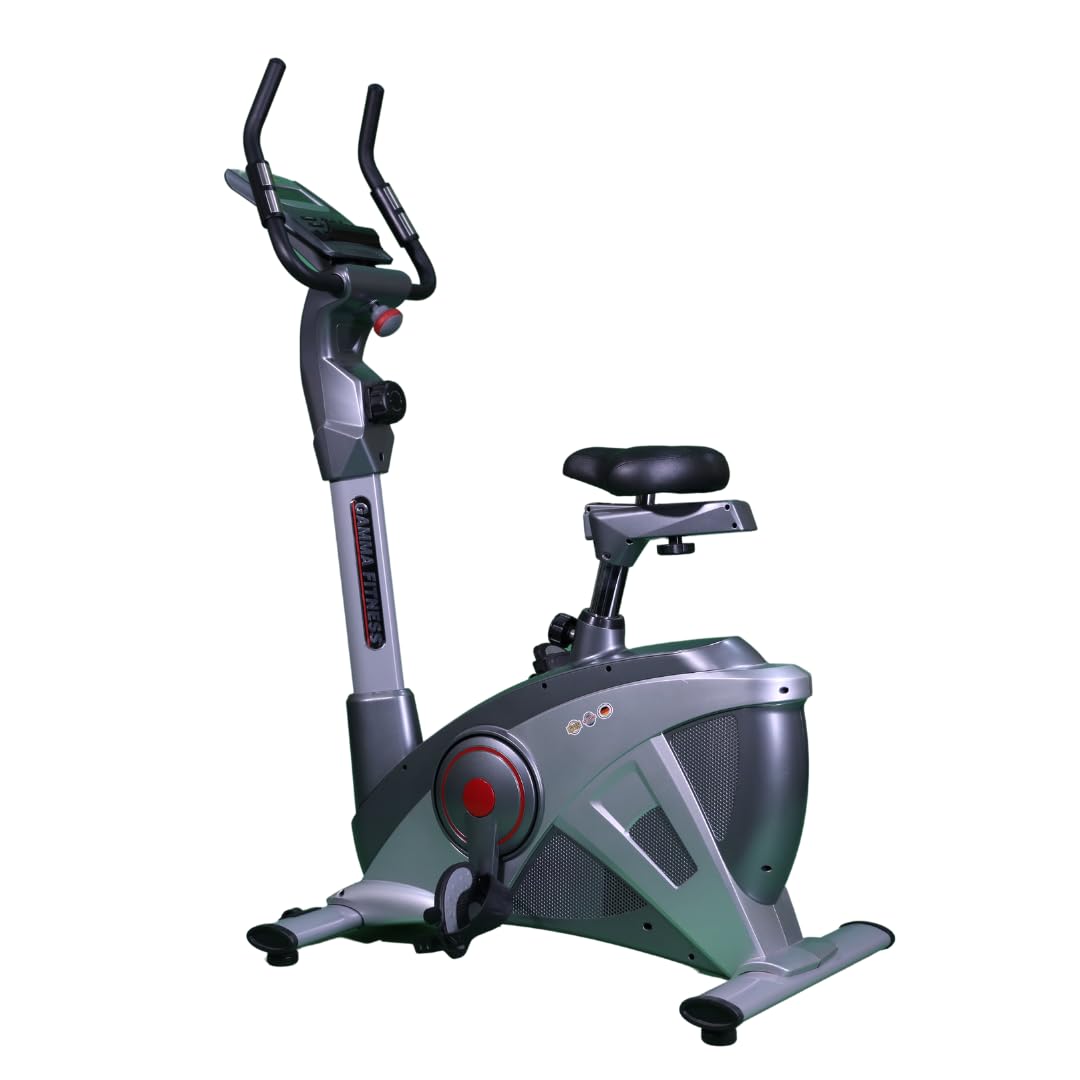 GAMMA FITNESS Upright Bike UB-5600| For Home Gym & Commercial Gym| Magnetic Upright Exercise Bike|