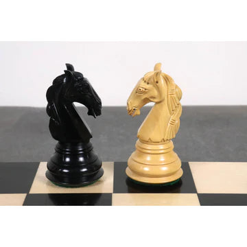 4.6" Rare Columbian Triple Weighted Luxury Chess Set - Chess Pieces Only - Bud Rosewood