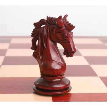 4.4" Goliath Series Luxury Staunton Chess Set - Chess Pieces Only - Bud Rosewood & Boxwood