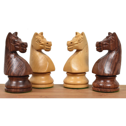 1920's German Collectors' Chess Set - Chess Pieces Only- Antique Boxwood- 4.1