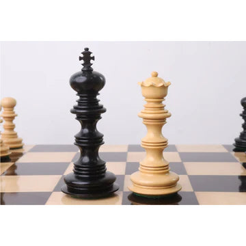 4.5" Gallant Knight Luxury Staunton Chess Set- Chess Pieces Only - Triple Weighted - Ebony Wood