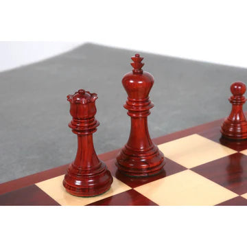 3.8" Imperial Staunton Luxury Chess Set - Chess Pieces Only - Weighted Ebony Wood  (4)