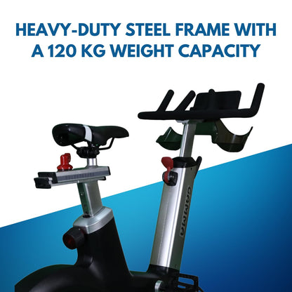 GAMMA FITNESS Comercial Spin Bike SB-299|For Commercial Use| Heavy Duty Spin Bike|