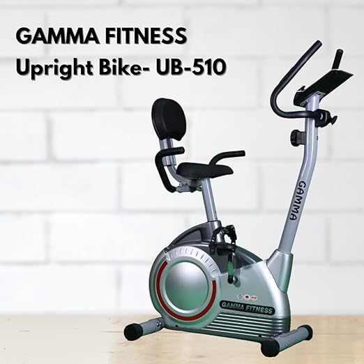 GAMMA FITNESS Upright Bike- UB-510 | Upright Bike for Home & Commercial | Upright exercise bike | Magnetic-Resistance Upright Exercise Bike For Home Use Workout|