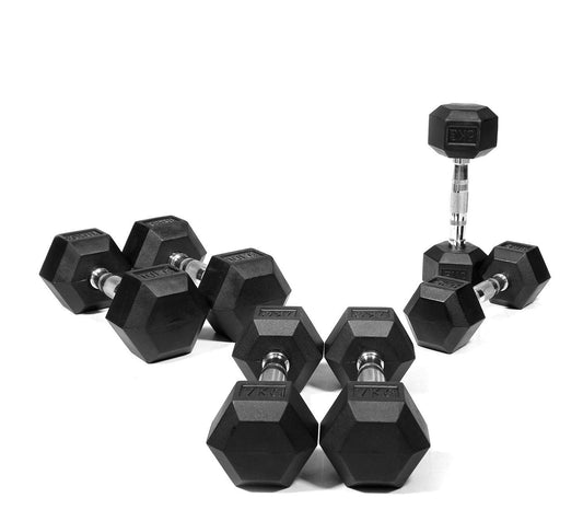 Hexagonal Dumbbells For Commercial Use (2.5Kg - 25 Kg)