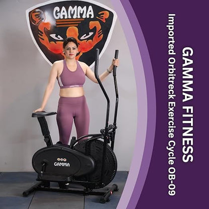 Gamma Fitness Imported Orbitreck Exercise Cycle OB-09 | Elliptical Cross Trainer for Home Gym | Advanced Bearing System with Ultra Performance Features