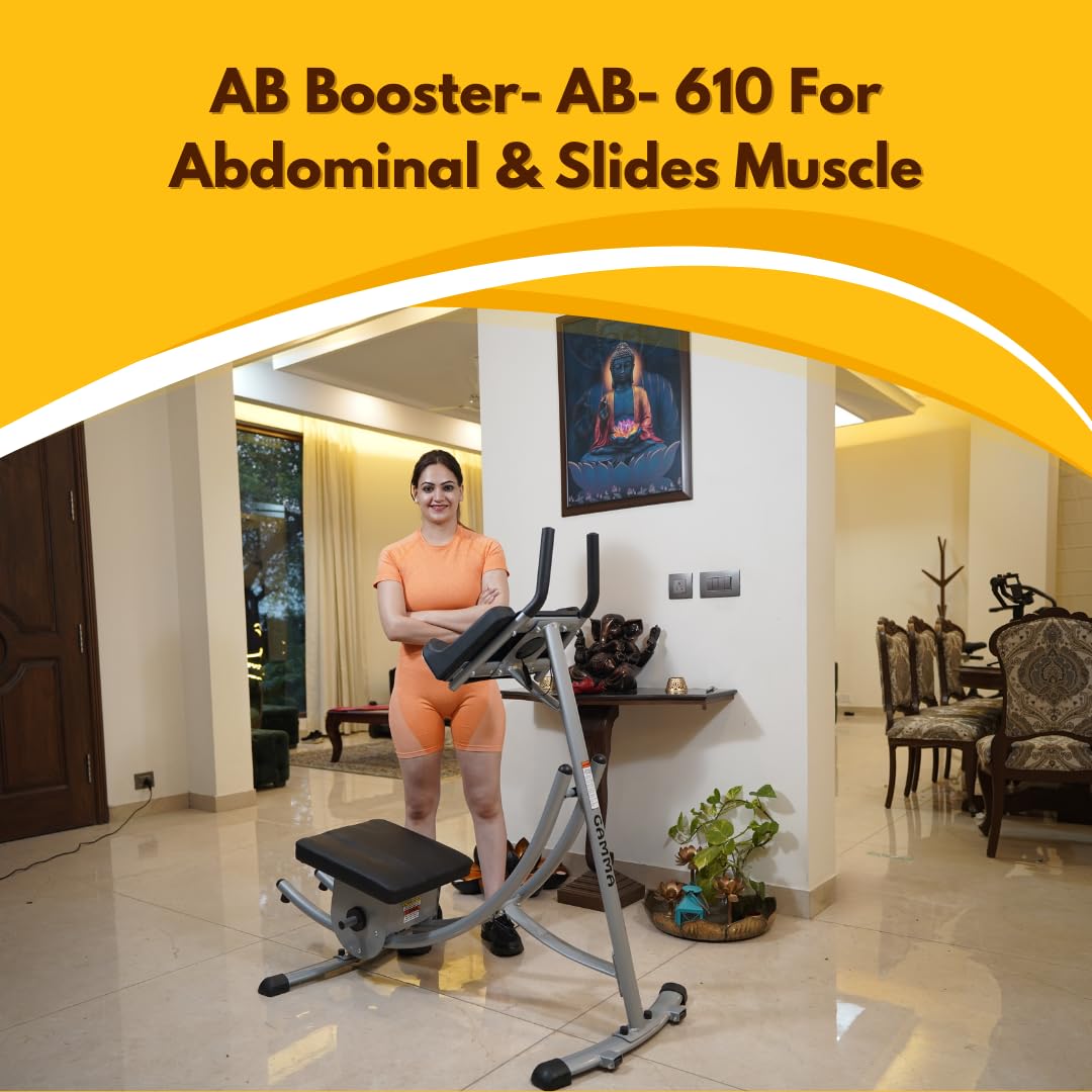 Gamma Fitness AB Abdominal Coaster | AB Core Slider For Abs Workout & To Reduce Tyre Fat | Abdominal Crunches | AC-08 Domestic