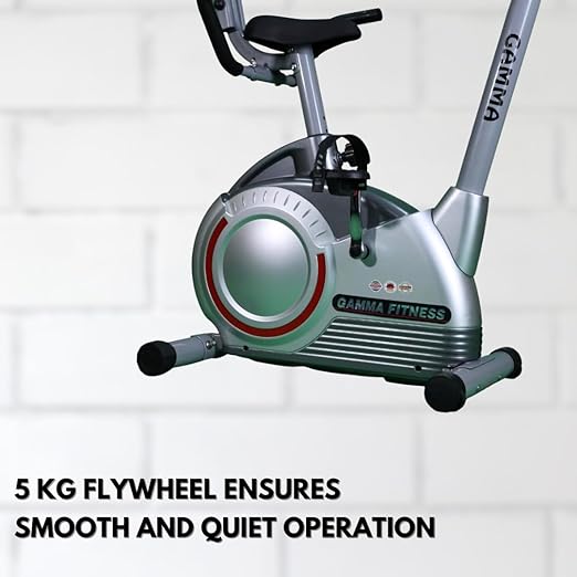 GAMMA FITNESS Upright Bike- UB-510 | Upright Bike for Home & Commercial | Upright exercise bike | Magnetic-Resistance Upright Exercise Bike For Home Use Workout|