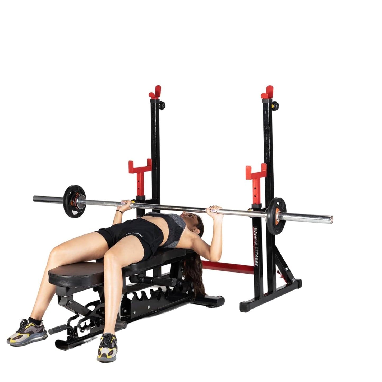 Multi Functional Fully Adjustable Squat Stand, Bicep Stand, Barbell Stand SS-670 For Squat Exercise For Home Gym | Commercial Use