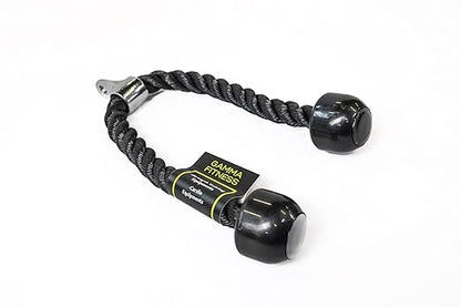 Gamma Fitness Imported Tricep Rope | Gym Cable Attachment | for Commercial Gym and Home Gym