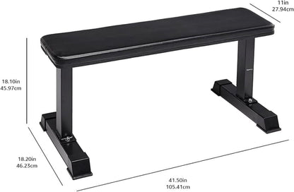 Flat Weight Bench, Black