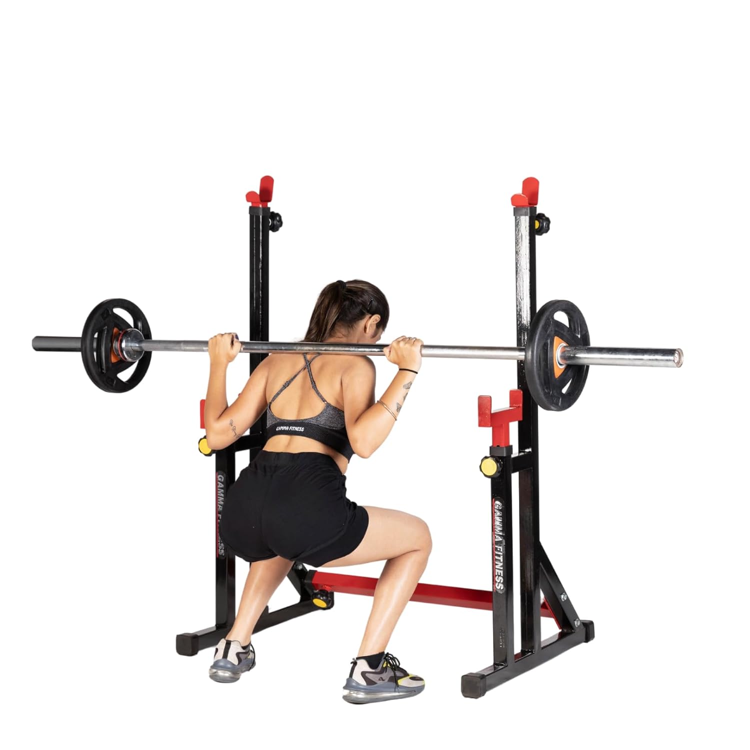 Multi Functional Fully Adjustable Squat Stand, Bicep Stand, Barbell Stand SS-670 For Squat Exercise For Home Gym Commercial Use