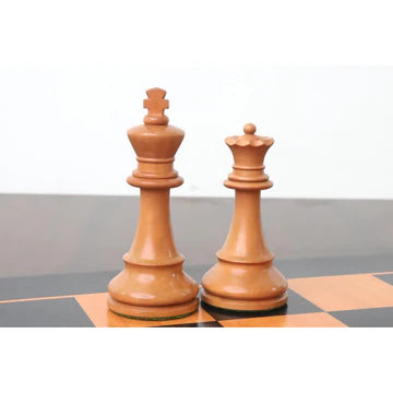 1920's German Collectors' Chess Set - Chess Pieces Only- Golden Rosewood - 4.1"