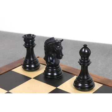 3.8" Imperial Staunton Luxury Chess Set - Chess Pieces Only - Weighted Rosewood