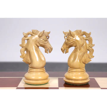 4.6" Spartacus Luxury Staunton Chess Set - Chess Pieces Only- Ebony Wood - Triple Weight