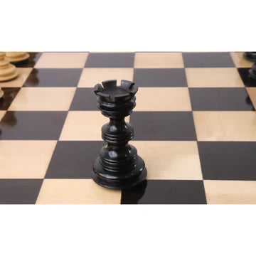 4.5" Gallant Knight Luxury Staunton Chess Set- Chess Pieces Only - Triple Weighted - Ebony Wood