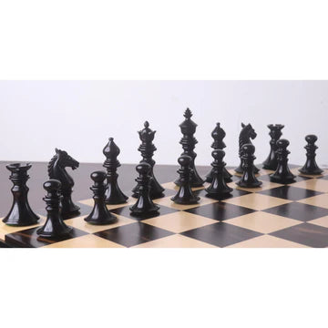 4.3" Aristocrat Series Luxury Staunton Chess Set- Chess Pieces Only - Ebony Wood & Boxwood