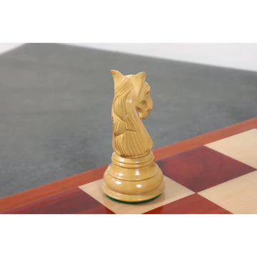 4.6″ Rare Columbian Triple Weighted Luxury Chess Set - Chess Pieces Only -Ebony Wood