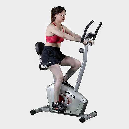 GAMMA FITNESS Upright Bike UB-500| Bike For Home Gym& Commercial Gym| Adjustable Upright Bike|