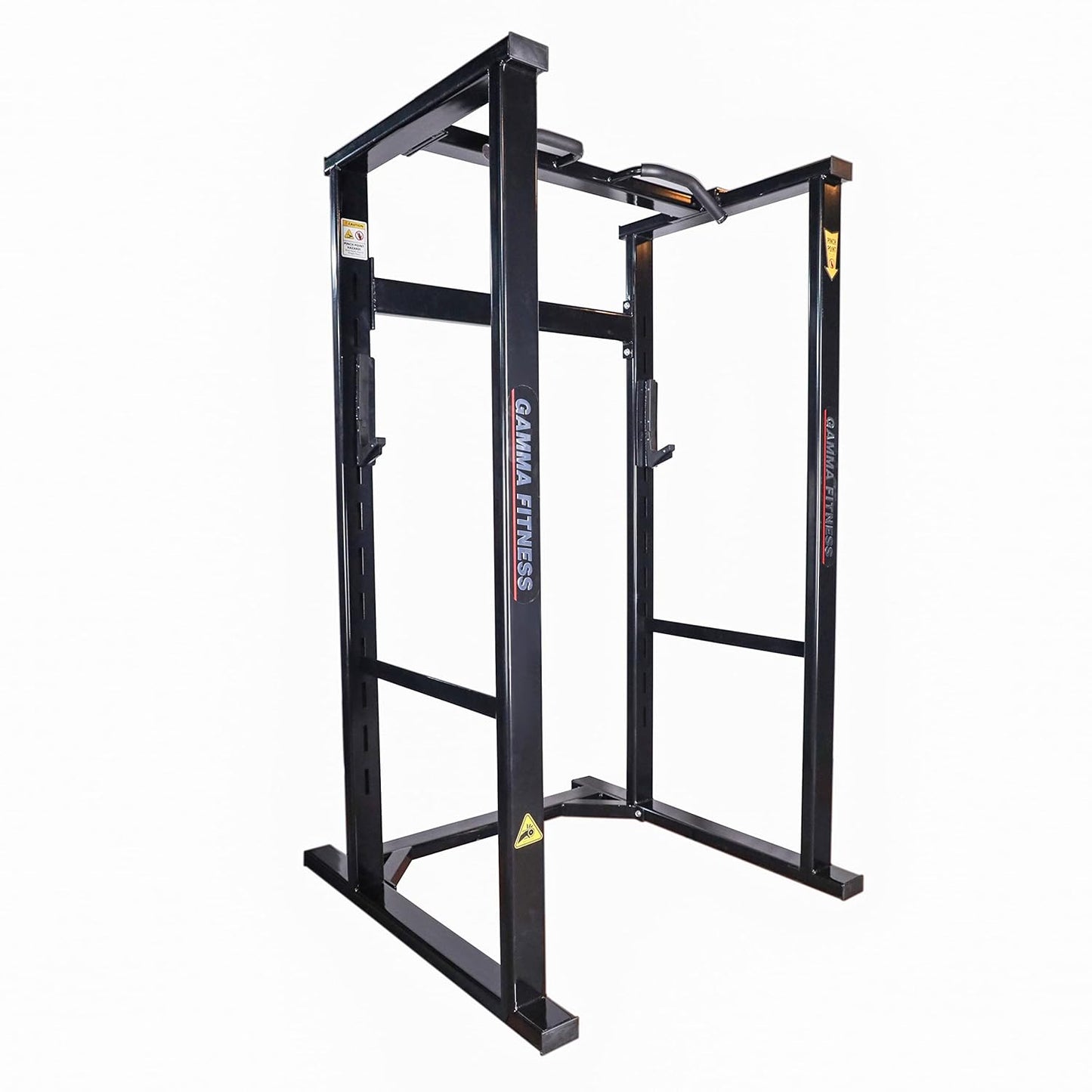 Gamma Fitness Power Squat Rack PR-09 Pro for Commercial or Home Gym Purpose | 4 x 2 Inches 12 gauge ISI Frame With Laser Cutting Panels & Inter-locking Mechanism | Home Gym Machine